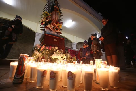 Duranguenses celebran a la Virgen de Guadalupe