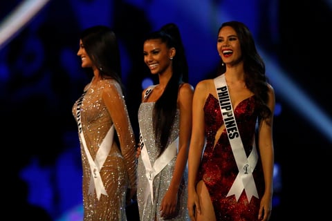 La final del concurso se disputó entre Miss Venezuela, Sthefany Gutierrez; Miss Sudáfrica, Tamaryn Green y Miss Filipinas, Catriona Gray