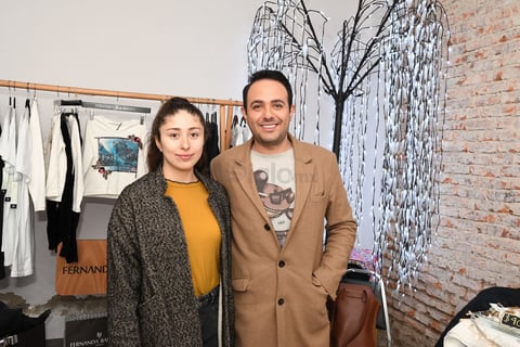Stephani Unzueta y Julio Sáenz.