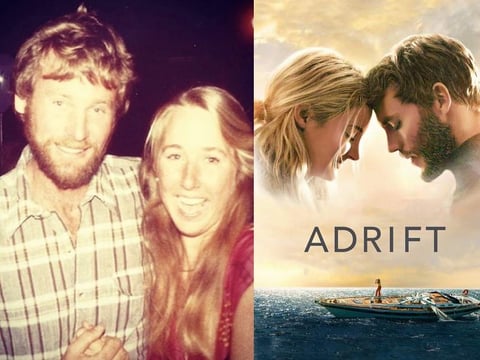 Los actores Shailene Woodley y Sam Claflin ayudaron a llevar a la pantalla la dura travesía de Tami Oldham Ashcraft y Richard Sharp, una pareja que se vio en medio de un huracán mientras se encontraban viajando en un yate por el Pacífico.