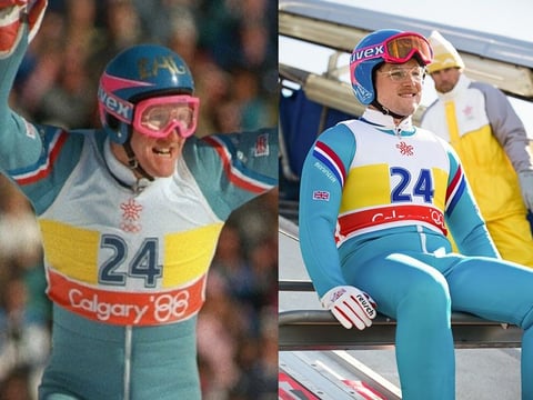 El protagonista de esta historia es Taron Egerton, quien interpreta a Michael “Eddie” Edwards, conocido con el apodo ‘The Eagle’, esquiador mejor conocido por siempre quedar último en todas las competencias en las que participaba.