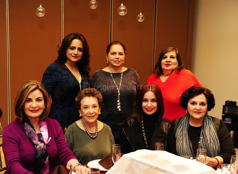 Nury, Paty, Anabel, Marisa, Bertha, Marivi y Gloria