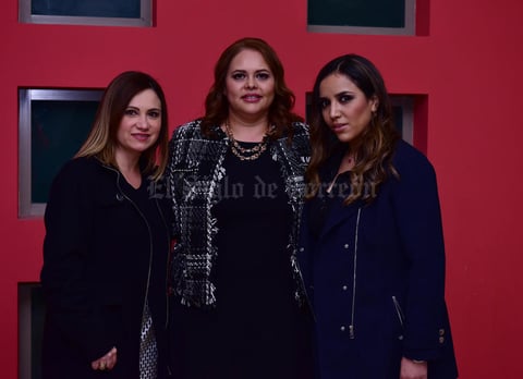 23122018 EN POSADA.  Pamela Ochoa, presidenta, Soraya Martínez, secretaria, y Enith Barrales, tesorera, del Colegio de Otorrinolaringología de La Laguna.
