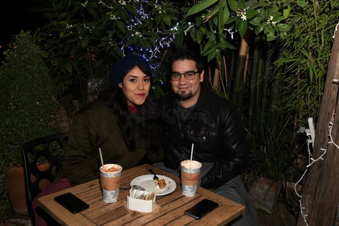 Raquel Pescador y Aldo Valencia.