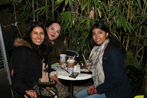 Andrea Alvarado, Cindy De Haro y María Vargas.