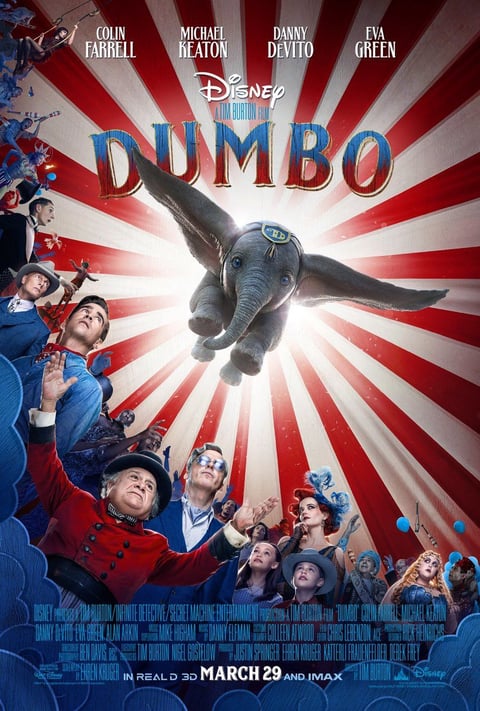 Disney presentó nuevos posters de la película de Dumbo