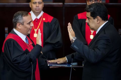'Mi juramentación en un acto de paz', afirmó el mandatario.