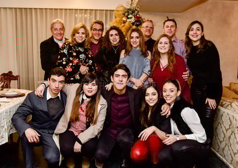 En familia.