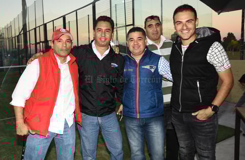 Diego, Marcos, Cristian, Fabián y Manolo