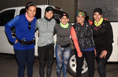 19012019 MUY CONTENTAS.  Dafne, Andrea, Valeria, Elsa y Dania.