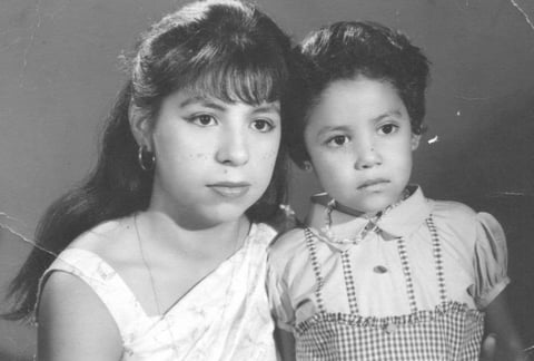 Conchita Ramírez y Columba Rodríguez en 1965.