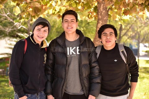 Alfredo, Nahim y Andres