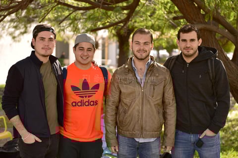 Jorge, Fernando, Diego y Rafael
