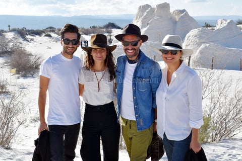 Jacob Flood, Pamela Ocampo, Jose Luis Castaneda y Pamela Echeverria