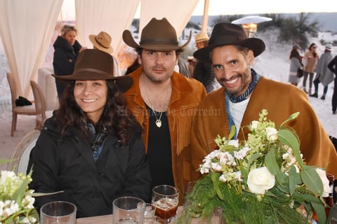 Pamela Ocampo, Gerardo Sarur y Jose Luis Castaneda