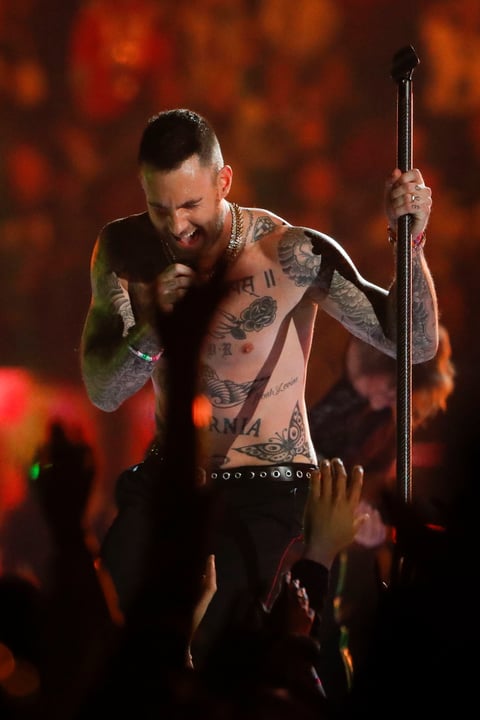 Maroon 5 ameniza el medio tiempo del SB LIII