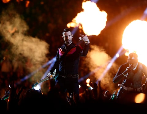 Maroon 5 ameniza el medio tiempo del SB LIII