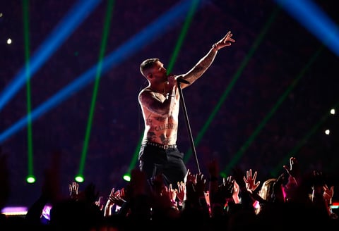Maroon 5 ameniza el medio tiempo del SB LIII