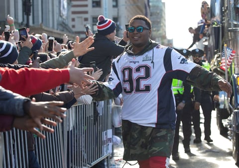 Patriotas desfila como campeón del Super Bowl en Boston