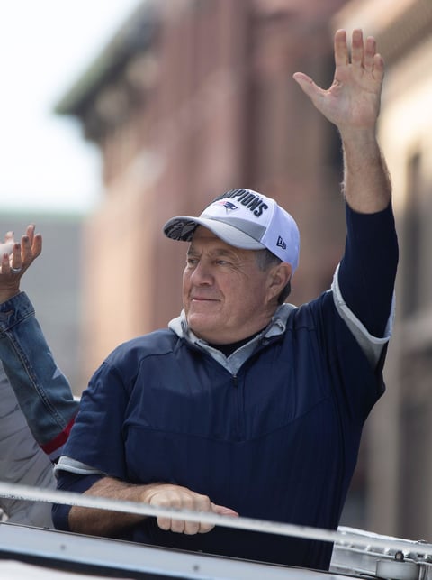 Patriotas desfila como campeón del Super Bowl en Boston