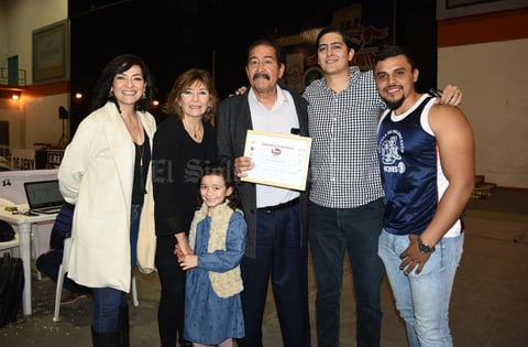 06022019 Jorge Niño Patiño con Mara Niño, Jorge Niño, Sandra de Niño, Constanza Torres Niño y Rogelio Luna.