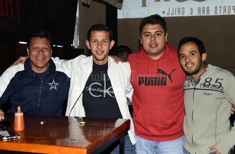 08022019 ENTRE AMIGOS.  Beto, Roberto, Kai, y Patrick.