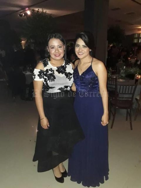 09022019 EN RECIENTE FESTEJO.  Kendra y Ana.