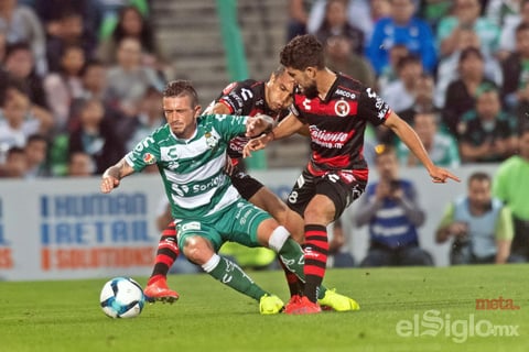 Santos Laguna empata contra Xolos de Tijuana