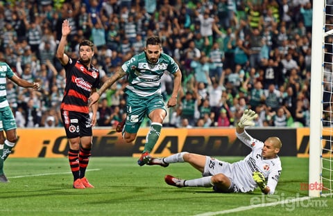 Santos Laguna empata contra Xolos de Tijuana