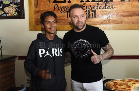 14022019 LA FOTO DEL RECUERDO.  César Vargas con Matías Vuoso.