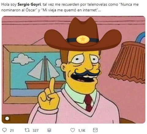 Usuarios 'inundan' con memes las redes por dichos de Sergio Goyri