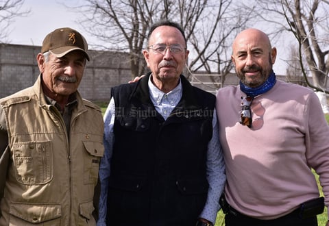 Gustavo Elizondo, Alejandro Diaz Flores y Juan Denigris