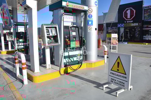 En esta estación de la colonia Obispado no hay Magna ni Premium.