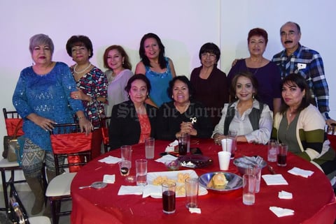 20022019 José Ángel, Rosa María, Elsa, Livia, Doris, Margarita, Felisa, Pilar, Lupita, Raquel y Regina.