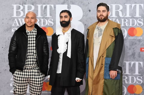 Integrantes de la banda británica de música electrónica Rudimental.