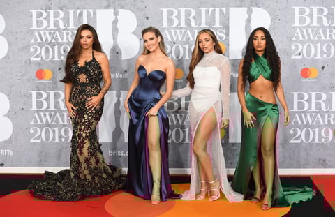 Las integrantes de la banda femenina de pop británico Little Mix.