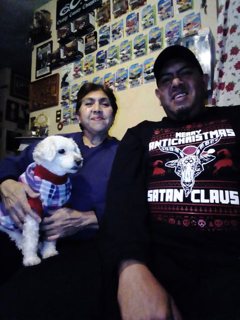 Yola, “Pulga” y Jesús.