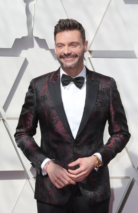 El presentador estadounidense Ryan Seacrest.