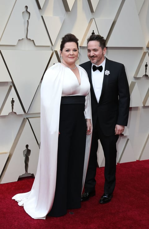 Los actores estadounidenses Ben Falcone y Melisa McCarthy