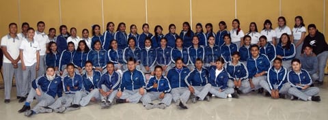 24022019 Estudiantes de la Telesecundaria de Vergel, Dgo.