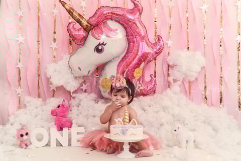 24022019 Allison Zoé Zapata Nava festejando su primer cumpleaños de vida. - Mike Photography