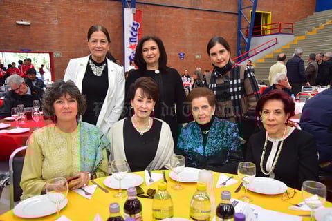 27022019 Regina Burillo, Yeye Romo, Carmelita Dueñes, Tere Rojas, Paty Villarreal, Cecy Ramírez y Minerva Asaf.