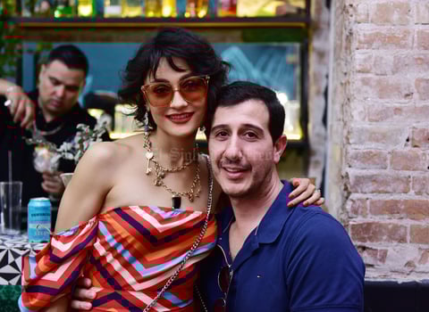 Claudia Cervantes y Luis Rosas