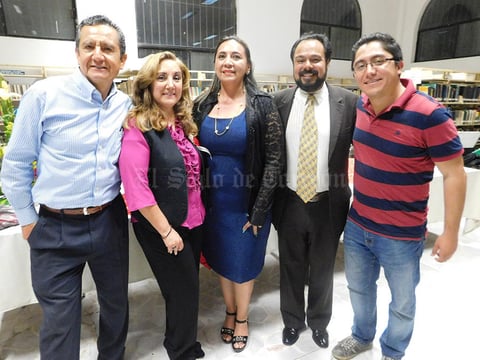 06032019 Ernesto Cano Ríos, Marychelo Narro Ramírez, Yadira Fernández Gutiérrez, Gustavo Arriaga Ramírez y Ricardo Cano Narro.