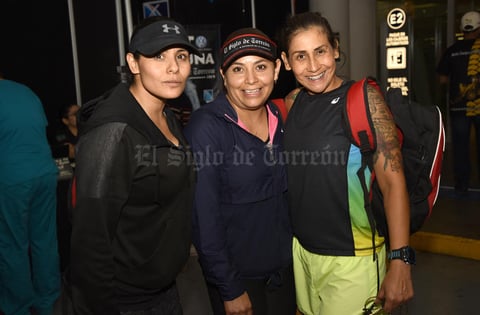 07032019 CORREDORAS.  Verónica, Sonia y Verónica.