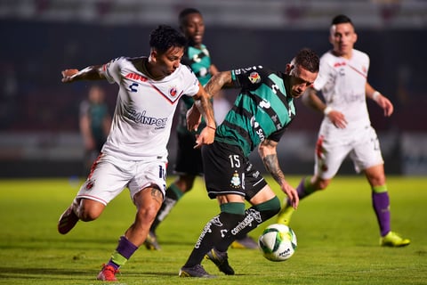 Santos Laguna obtuvo el empate frente a Veracruz.