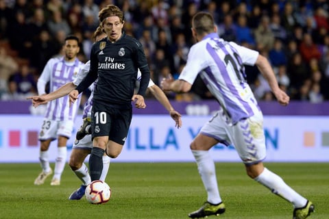 El croata Luka Modric consumó la goleada a los 85.