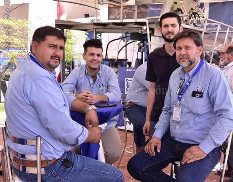 14032019 Félix Zermeño, Stefano Greco, Alessandro Zermeño y Javier Zermeño.