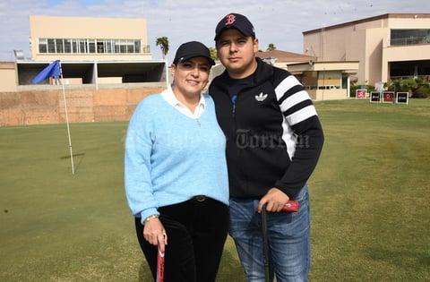 14032019 TORNEO DE GOLF.  Laura Jaramillo y luis Silva Jaramillo.