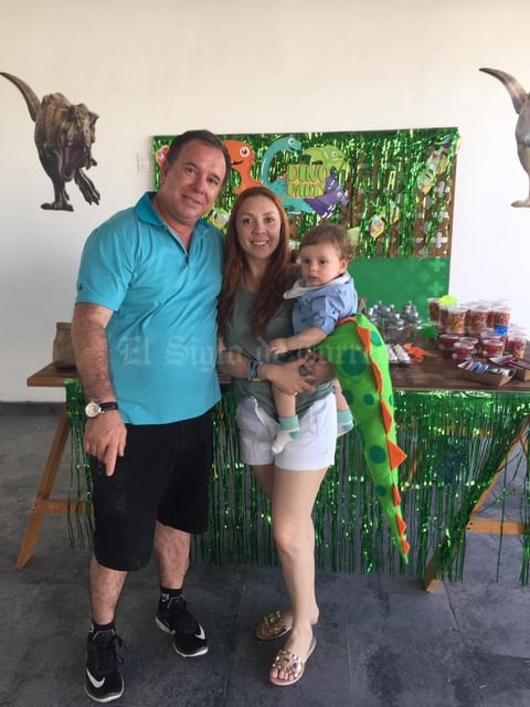 15032019 SU PRIMER CUMPLEAñOS.  Jorge Luis Cortina Bañuelos acompañado de sus papás Paola y Luis.